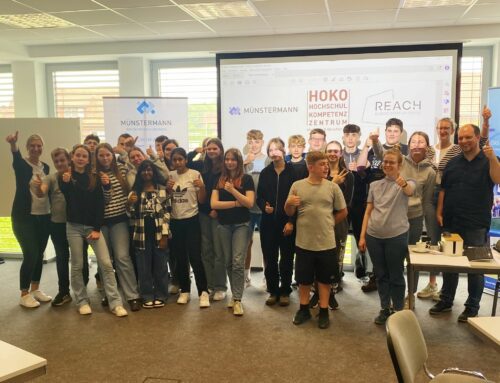 Innovationskraft Hoch Drei: das HOKO, die Firma Münstermann und das REACH machen Start-Up Träume für Schüler*innen wahr